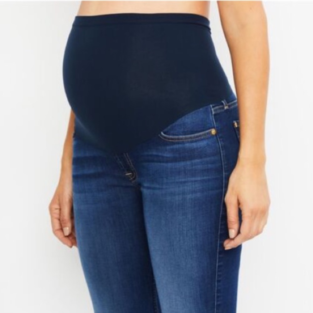 7 For All Mankind B(Air) Ankle Skinny Maternity Jean size 26‎